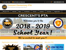 Tablet Screenshot of crescentpta.org